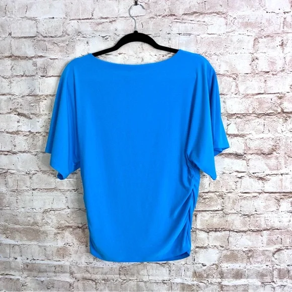 Aritzia Babaton Wavenlength T-shirt in Splash Blue Size Large NEW - Picture 7 of 10